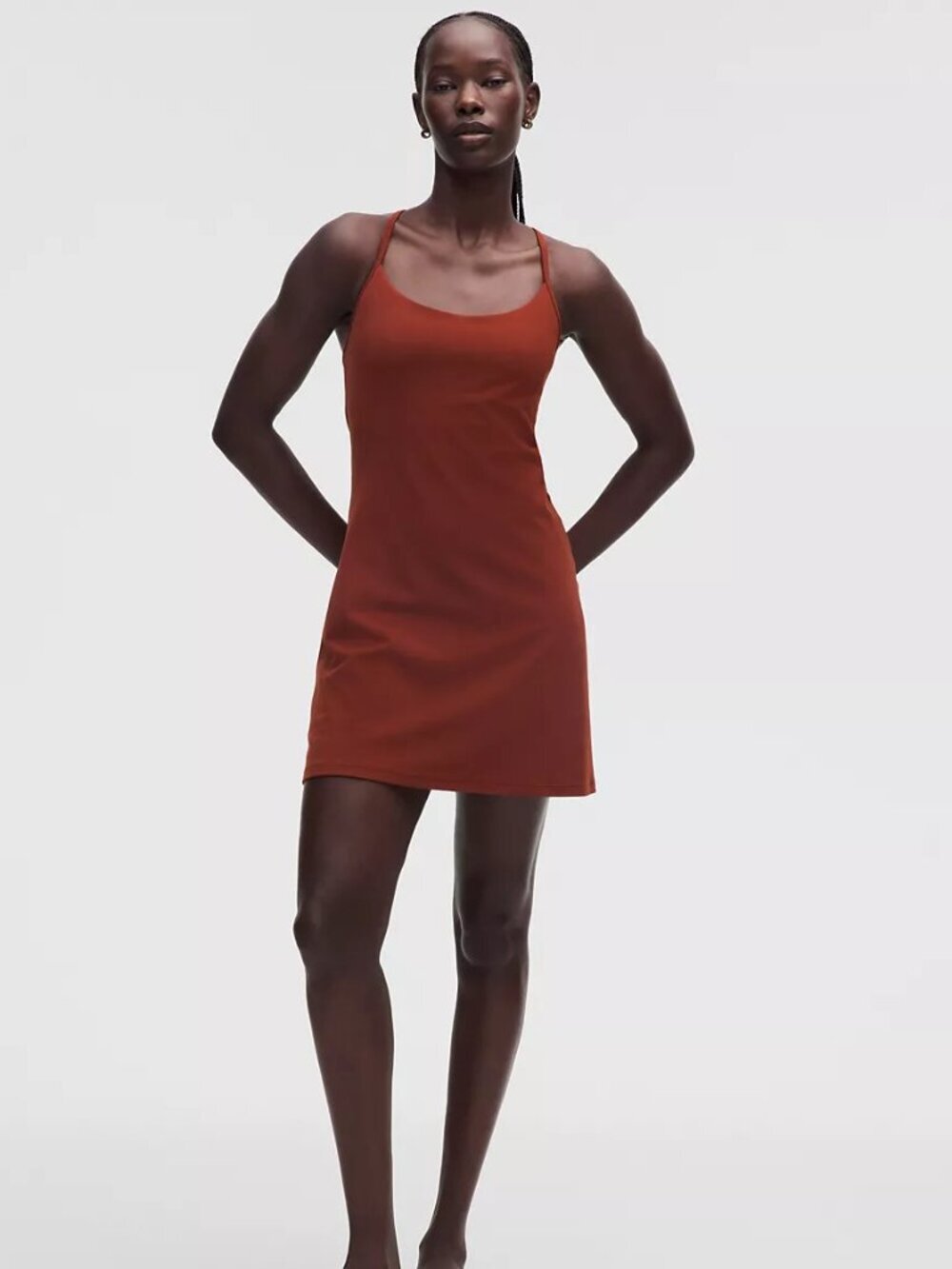 NWT Lululemon Flow Y Dress Light Support, B/C Cup - XL Cranberry Charm